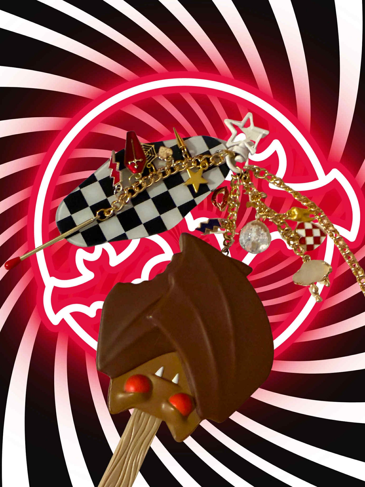 Meltz Bat Figure Keychain