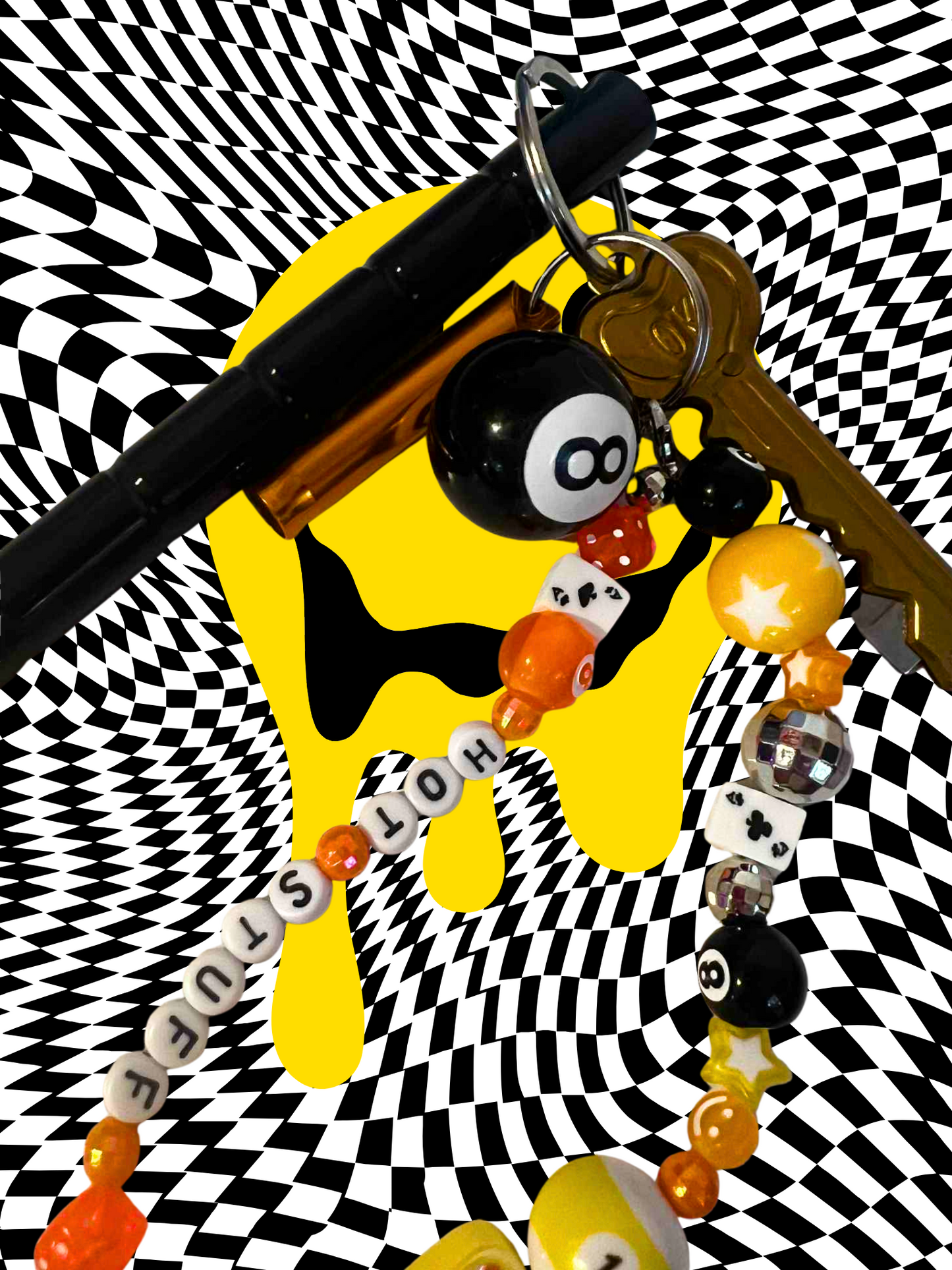 Hot Stuff Protection Keychain