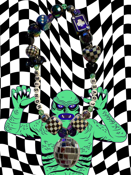 Monster Lover Rearview Mirror Charm