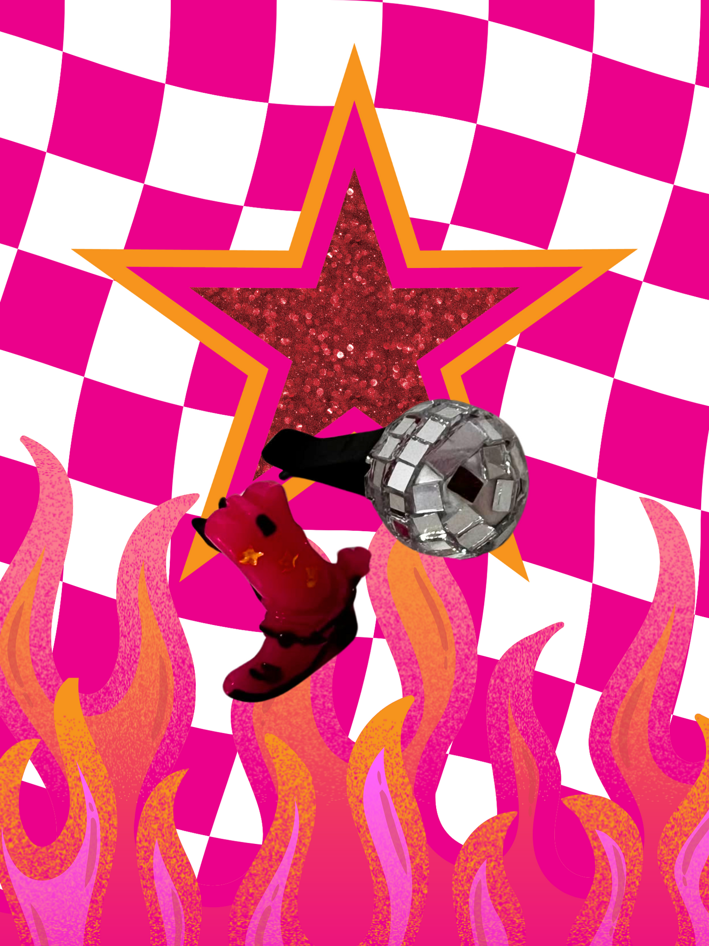 Disco Cowgirl Vent Clips