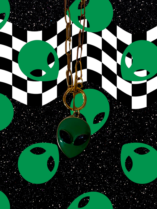 Take Me to Your Leader Charm Necklace