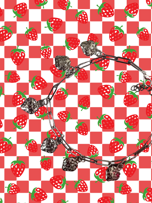 Strawberry Patch Charm Bracelet