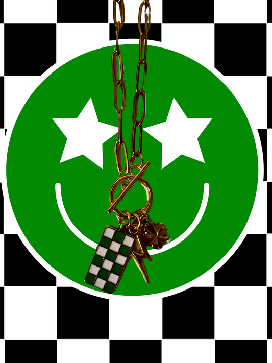 Lucky Lucky Girl Charm Necklace