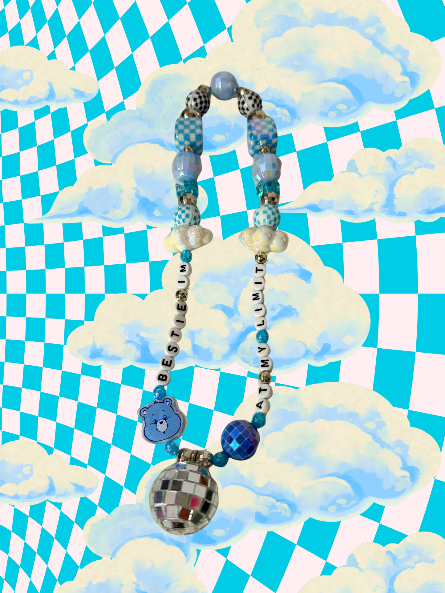 Bestie I'm at my Limit Rearview Mirror Charm