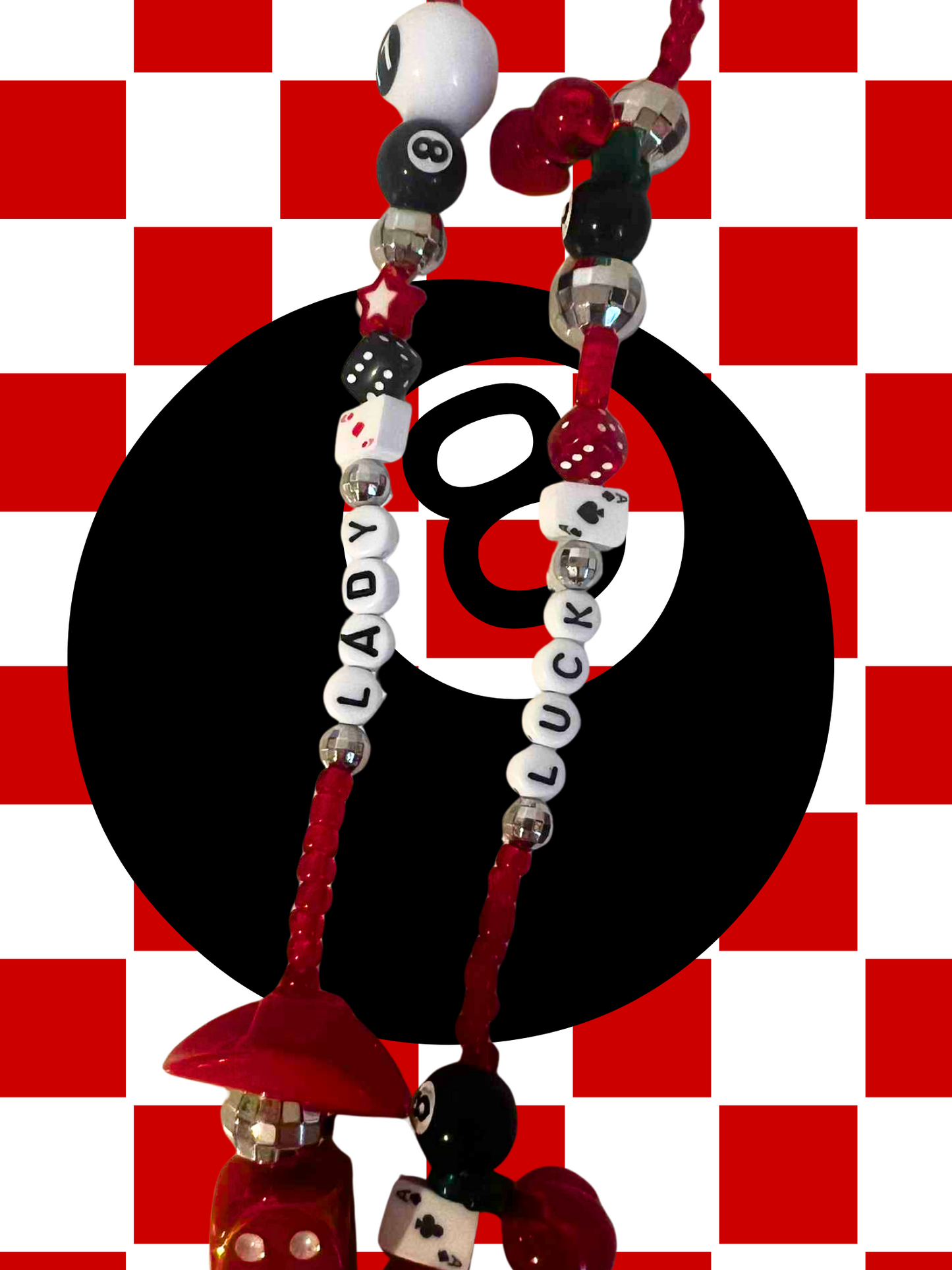 Lady Luck Rearview Mirror Charm