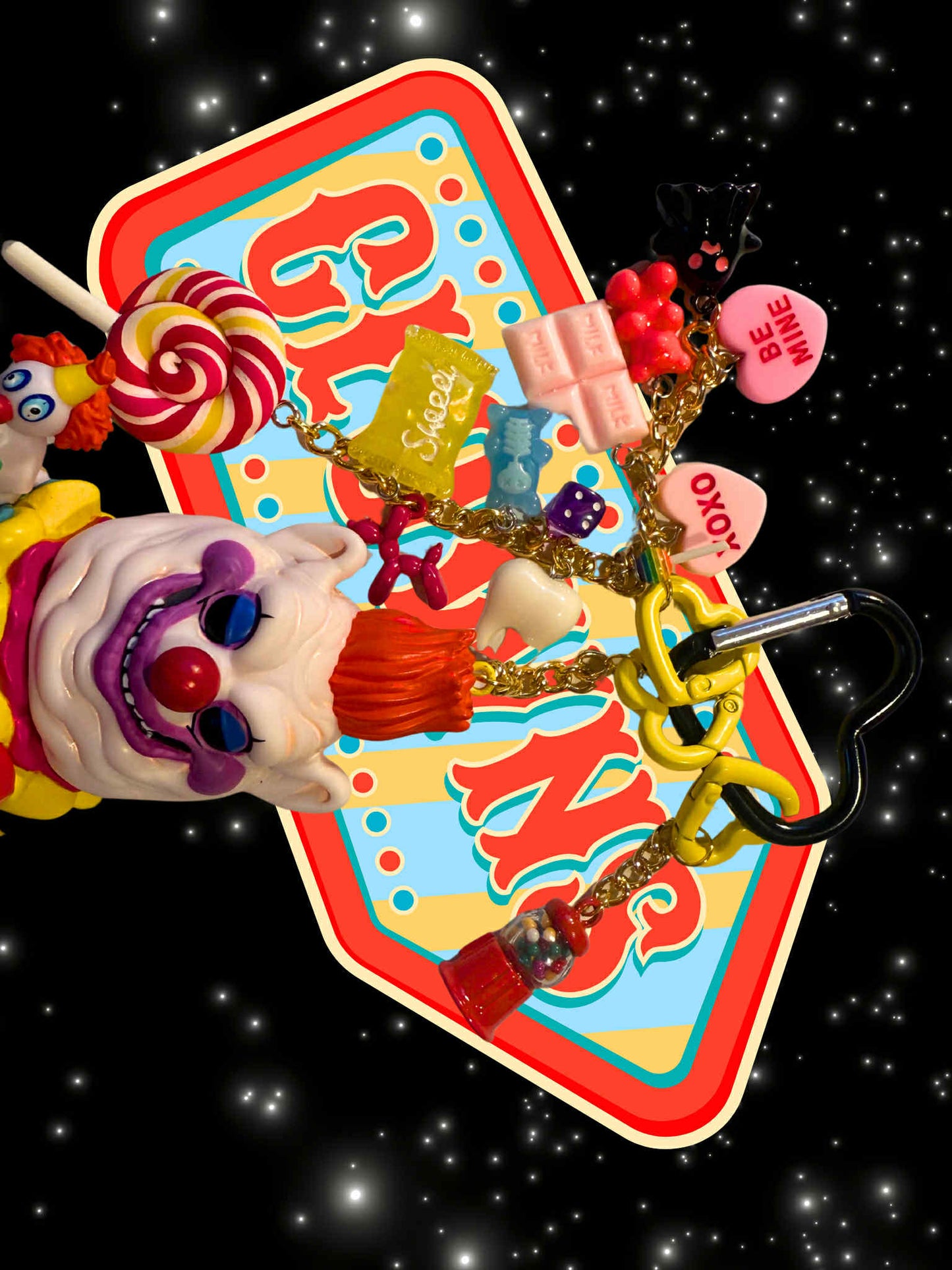 Kiler Klown Fatso Figure Keychain