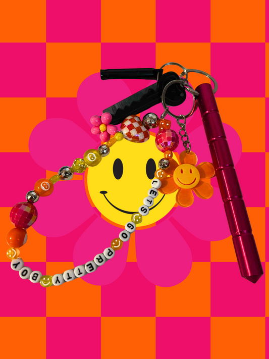 Lets Go Pretty Boy Protection Keychain