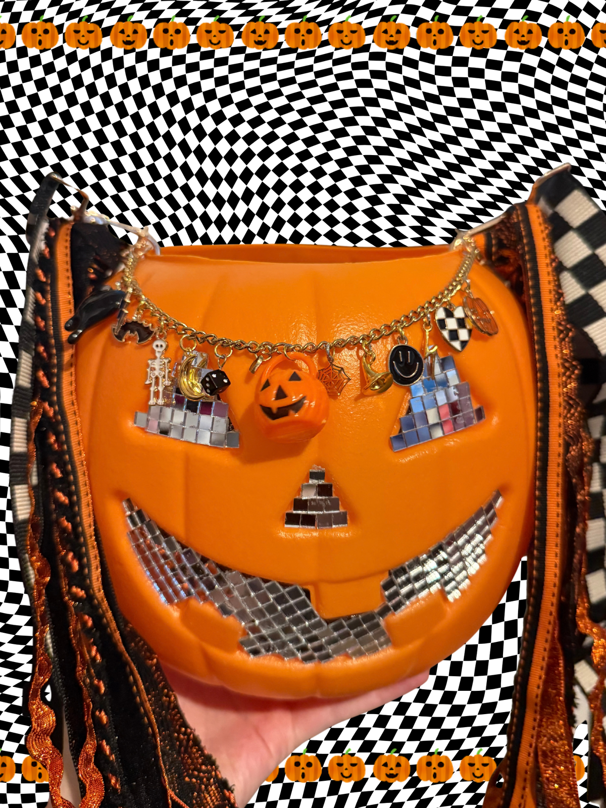 Spooky Groovin’ Pumpkin Purse