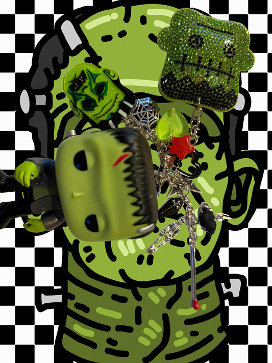 Frankenstein Figure Keychain