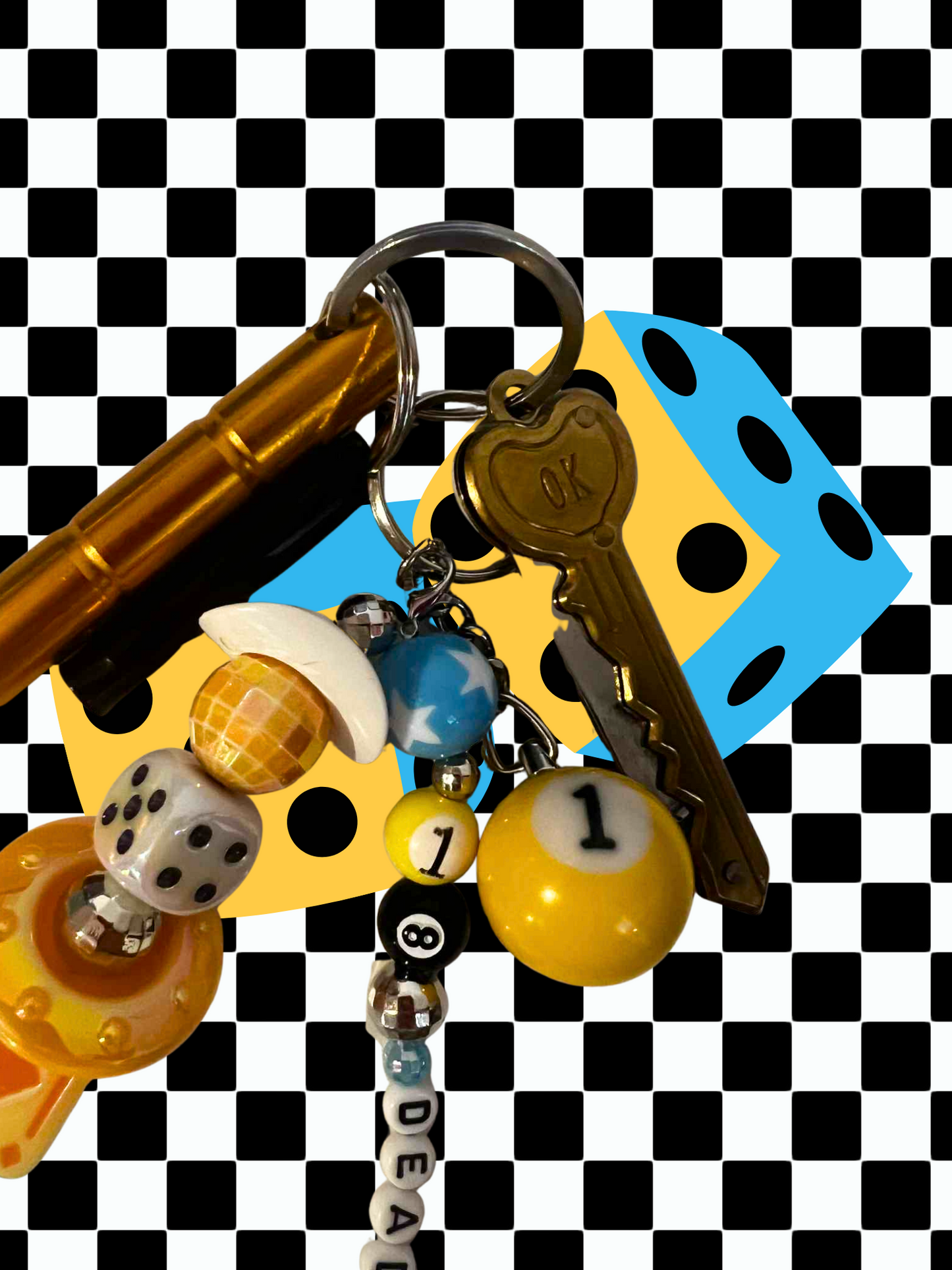 Dead End Partner Protection Keychain