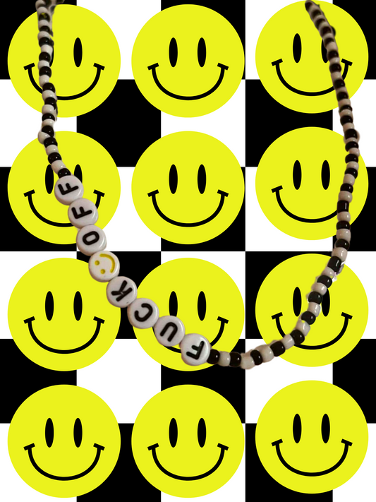 F**k Off Beaded Necklace