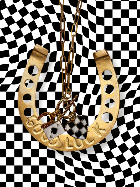 Good Luck Cowboy Charm Necklace