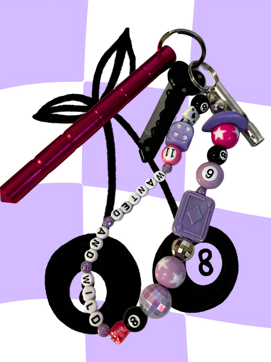 Wanted and Wild Protection Keychain