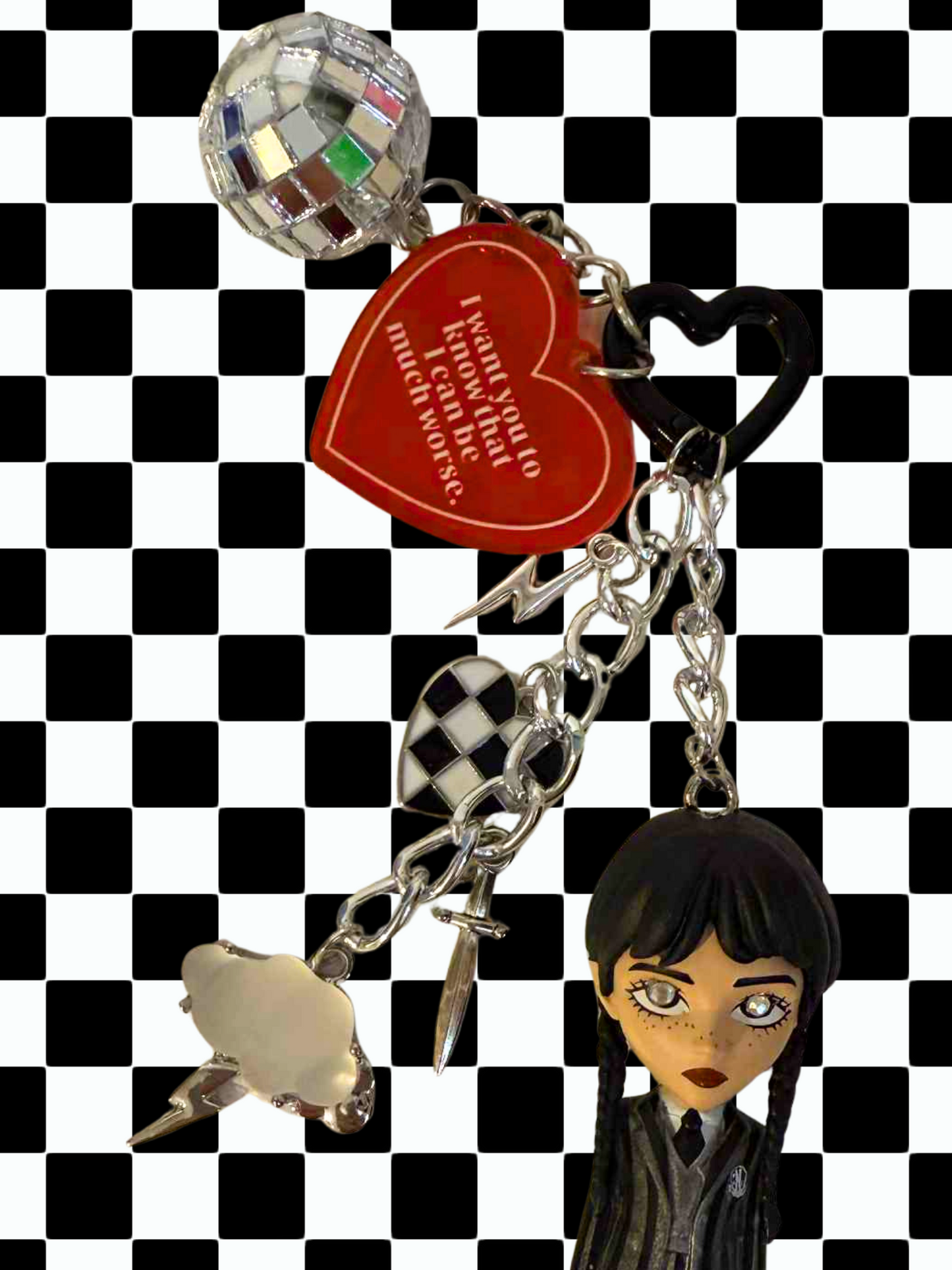 Wednesdays Child Character Keychain