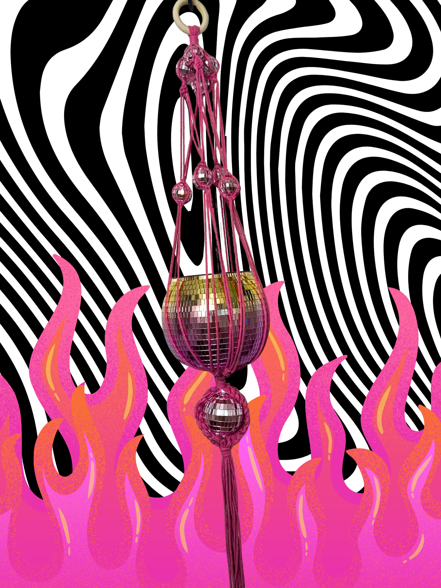 Sweet Breeze Disco Ball Hanger