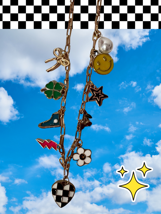 Just a Girl Charm Necklace