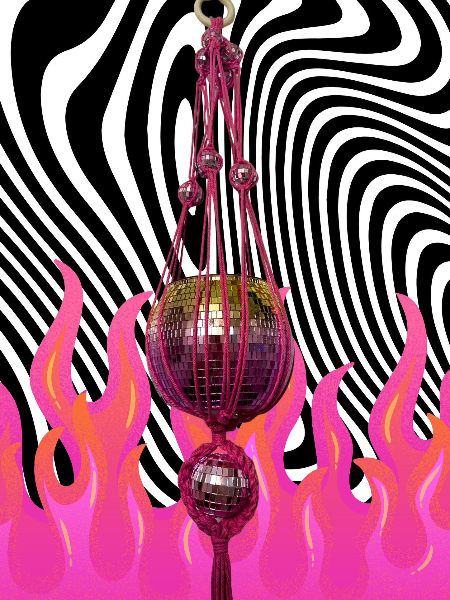Sweet Breeze Disco Ball Hanger