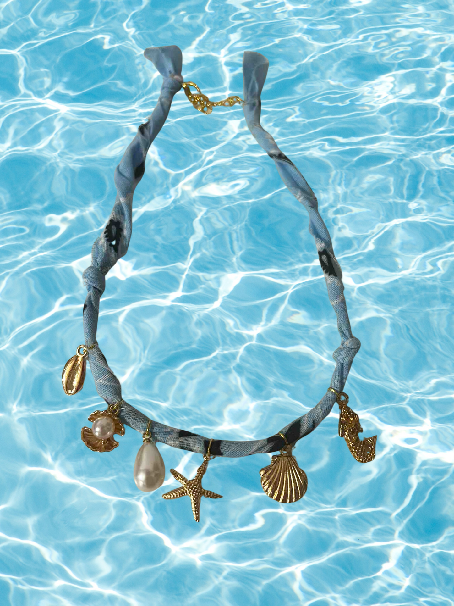 Under the Sea Bandana Charm Necklace