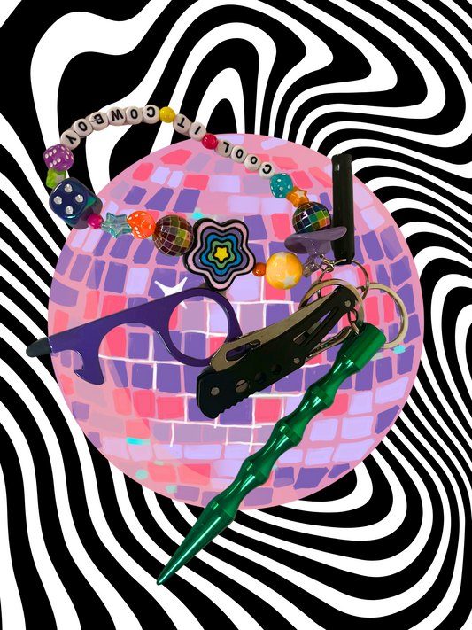 Cool it Cowboy Protection Keychain