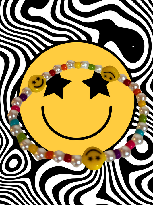 Rainbow Haze Beaded Bracelet