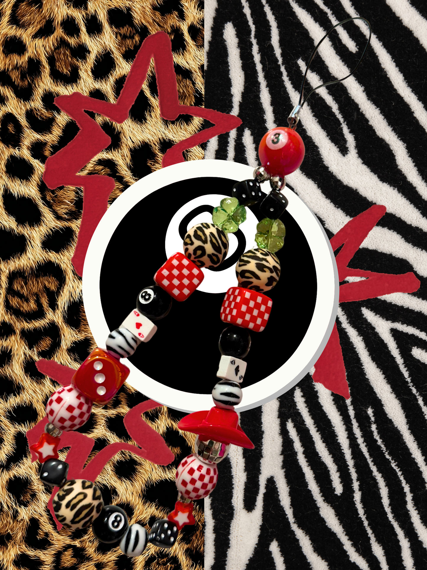 Feline Fierce Phone Charm