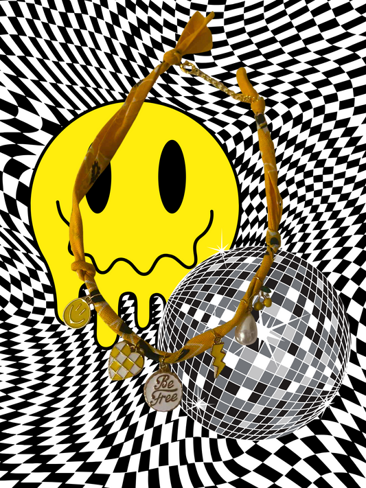 Sunny Daze Bandana Charm Necklace