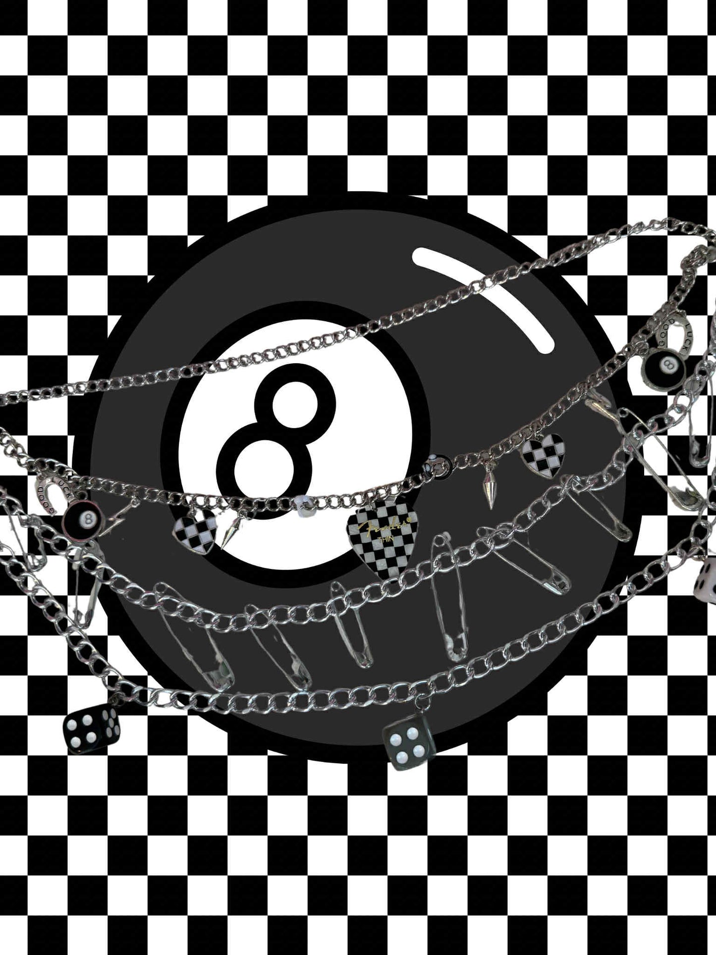 Stay Feral Purse Chain