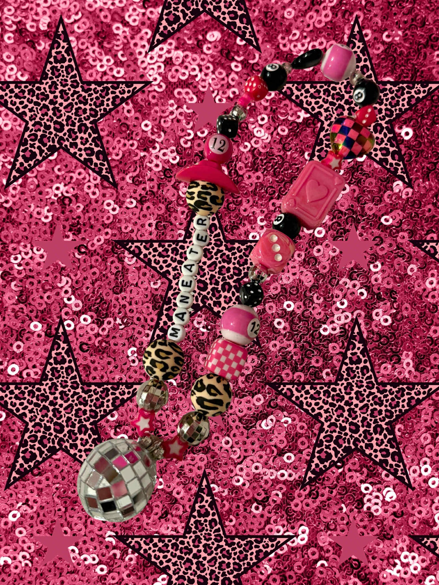 Maneater Rearview Mirror Charm
