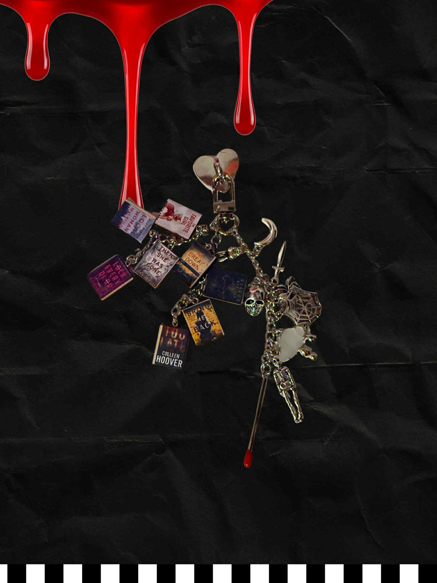 Thriller Books Kindle Charm