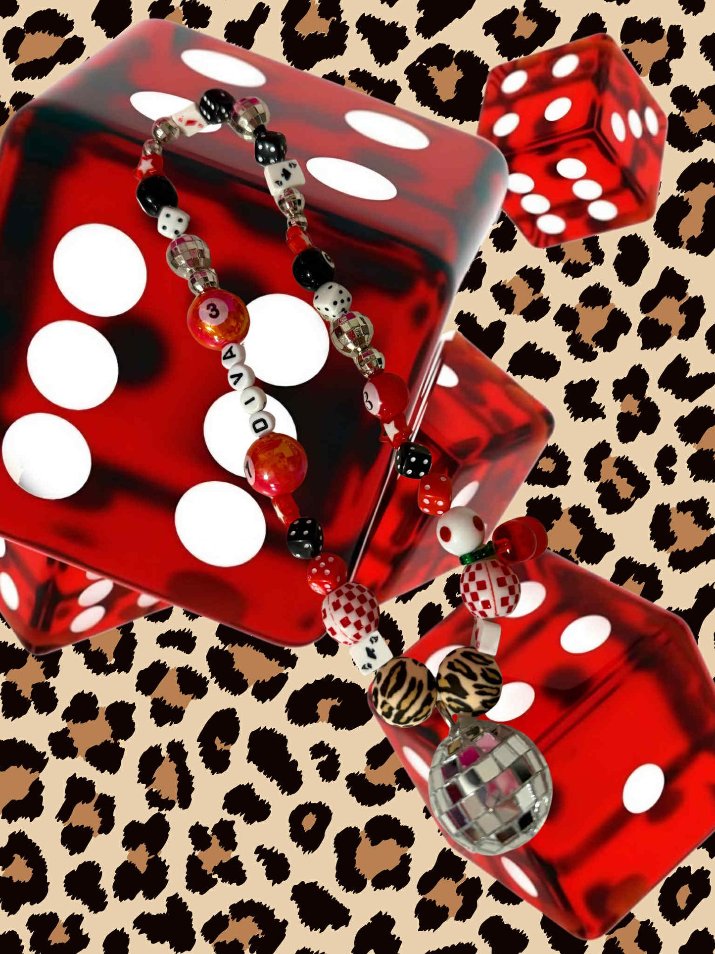 Diva Rearview Mirror Charm