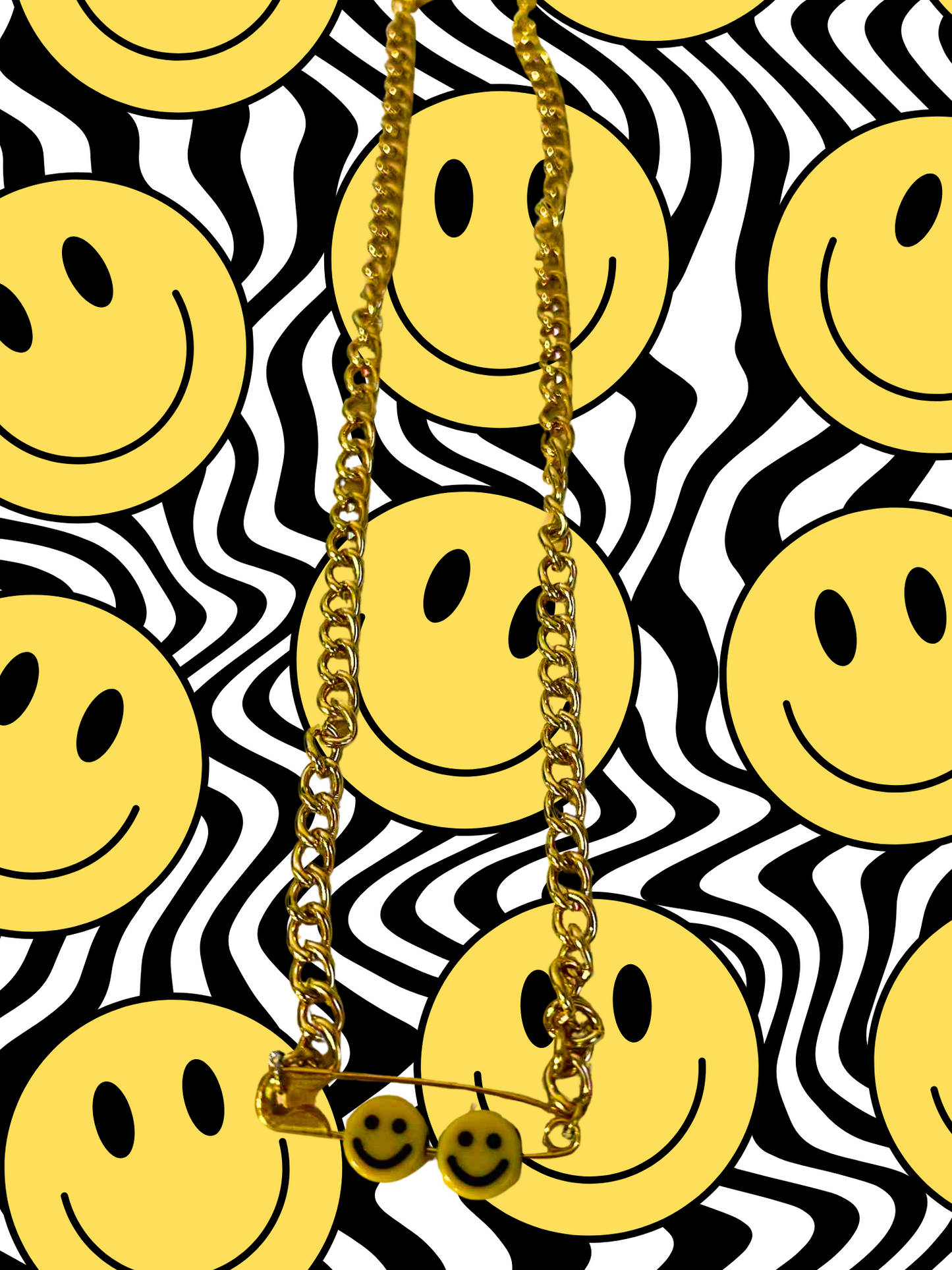 Make Life Funky Charm Necklace
