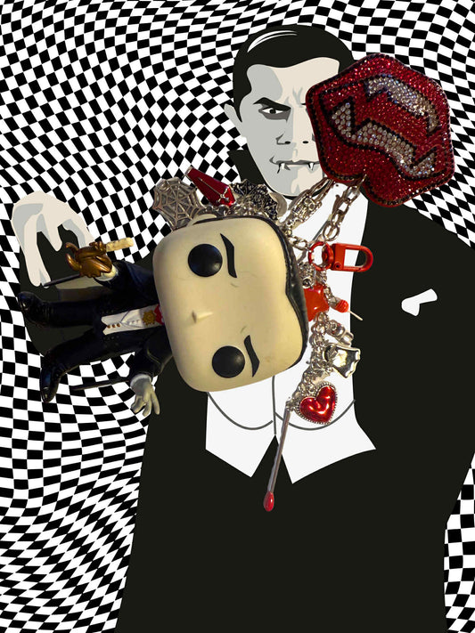 Dracula Figure Keychain