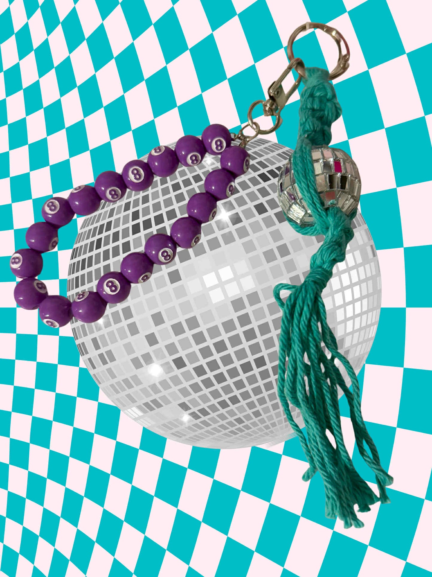 I See Cowboys in Your Future Macrame Keychain