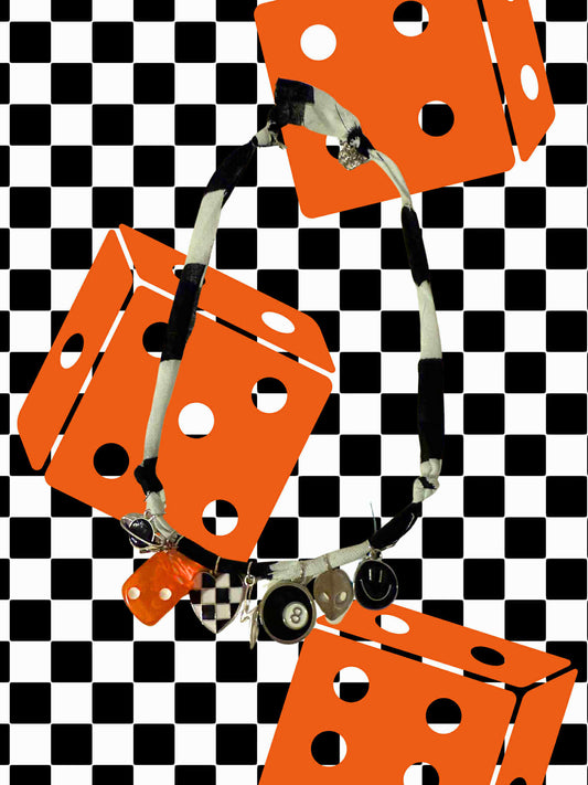 Far out There Bandana Charm Necklace