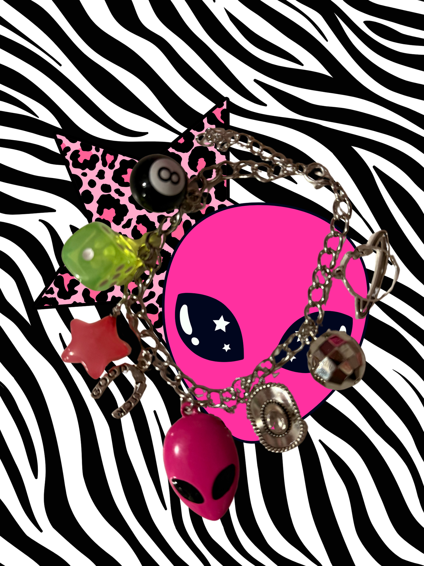 Starry Eyed and Sleep Deprived Charm Bracelet