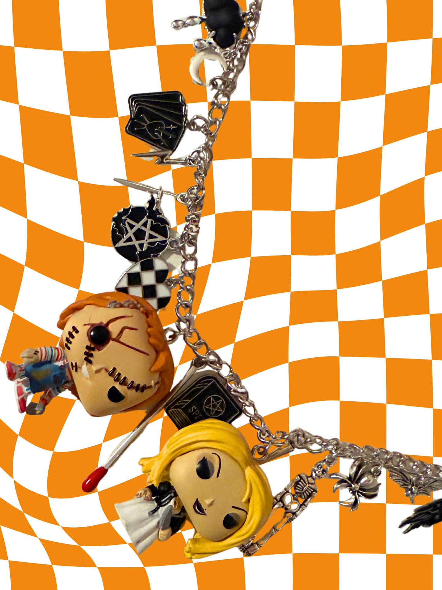 Chucky and Tiffany Purse Charm