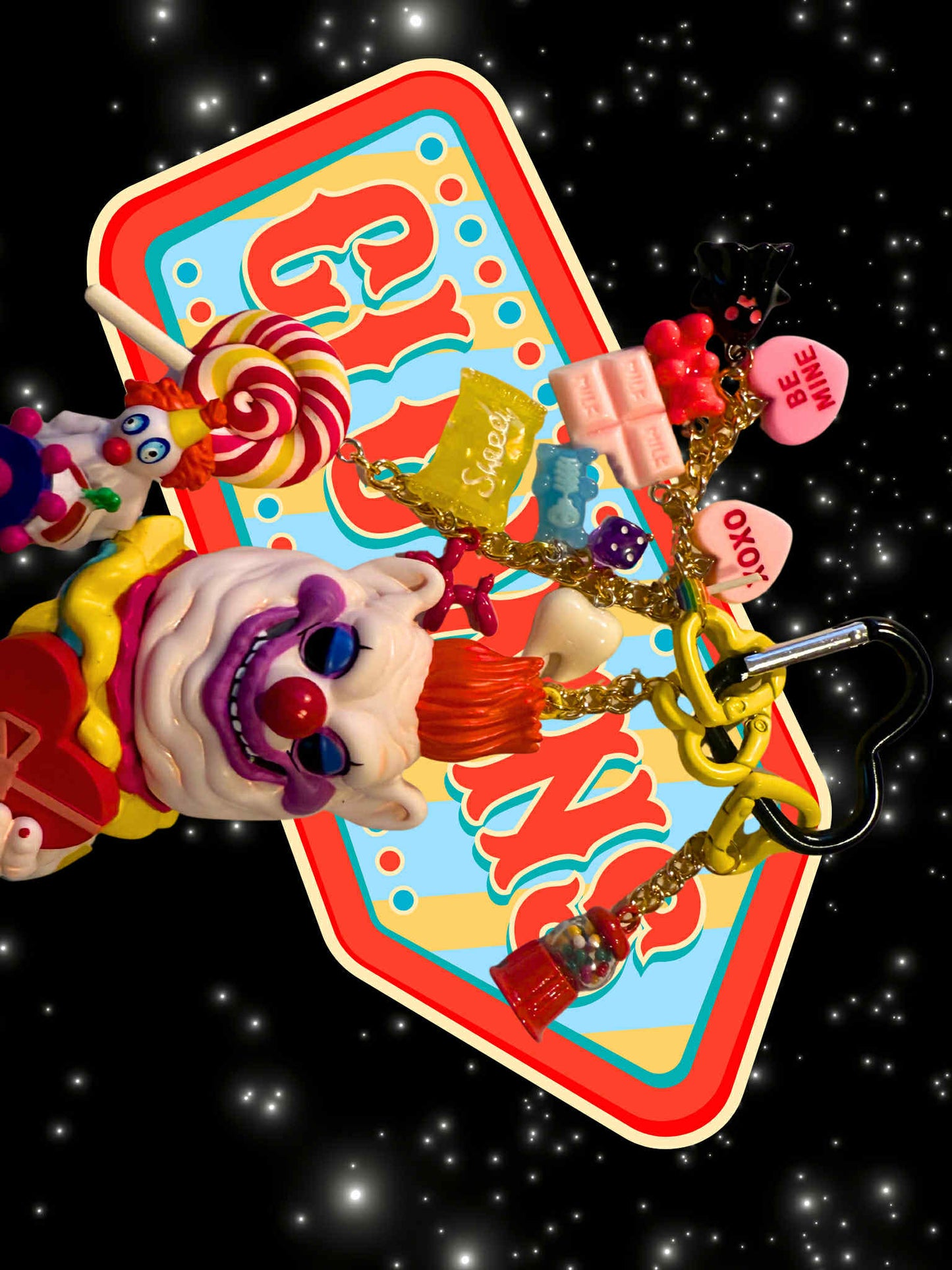 Kiler Klown Fatso Figure Keychain