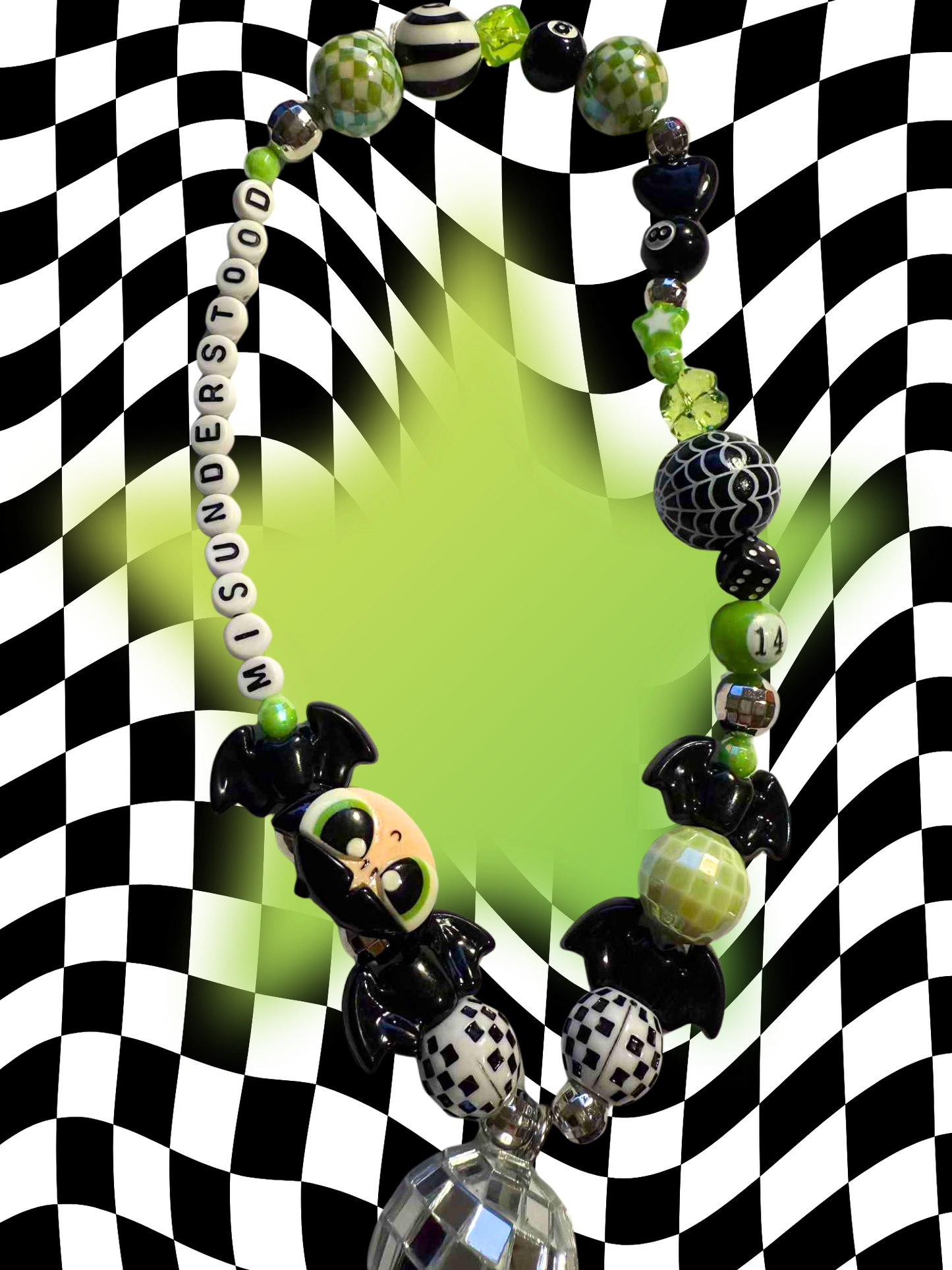 Misunderstood Rearview Mirror Charm