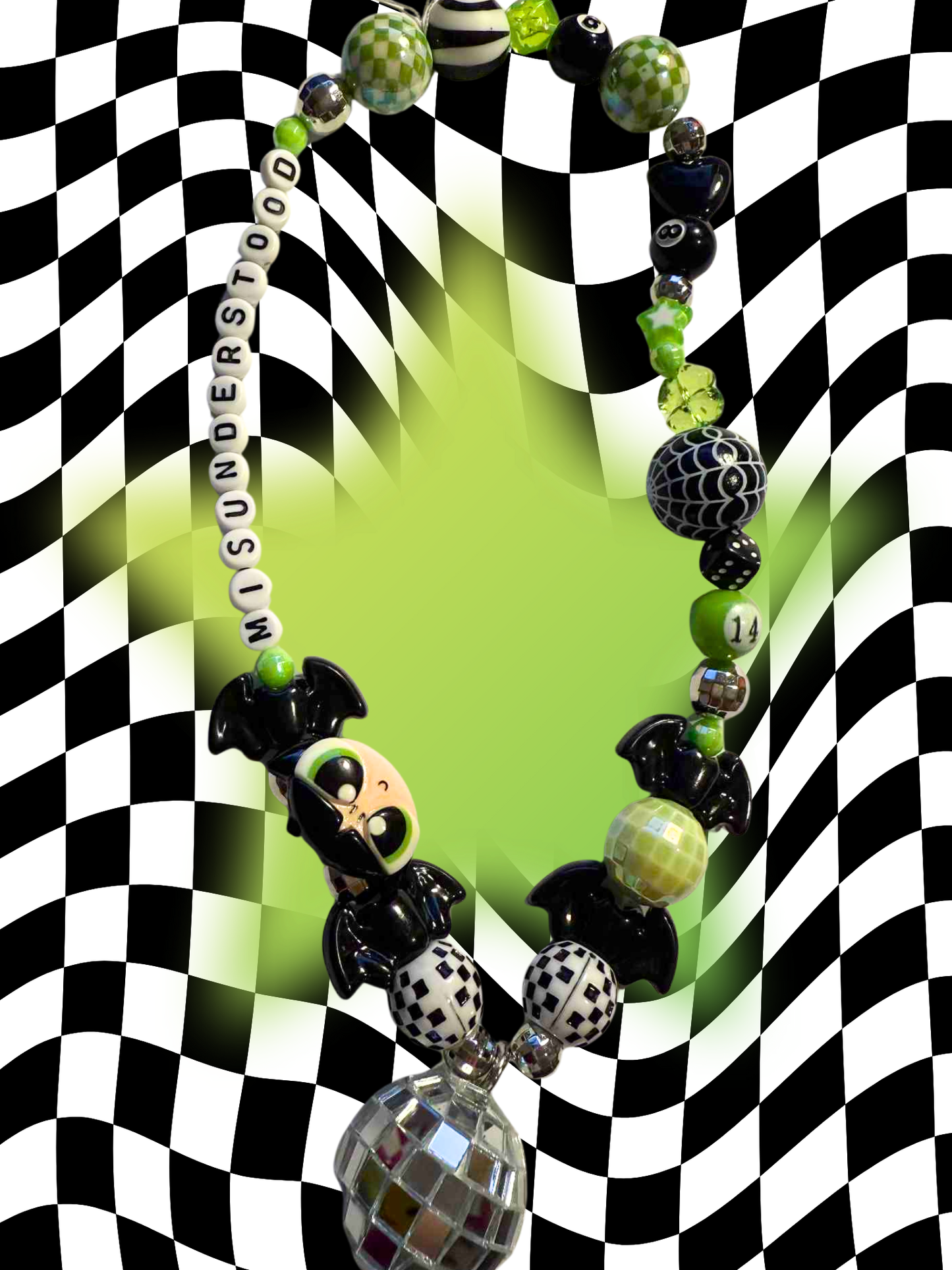 Misunderstood Rearview Mirror Charm