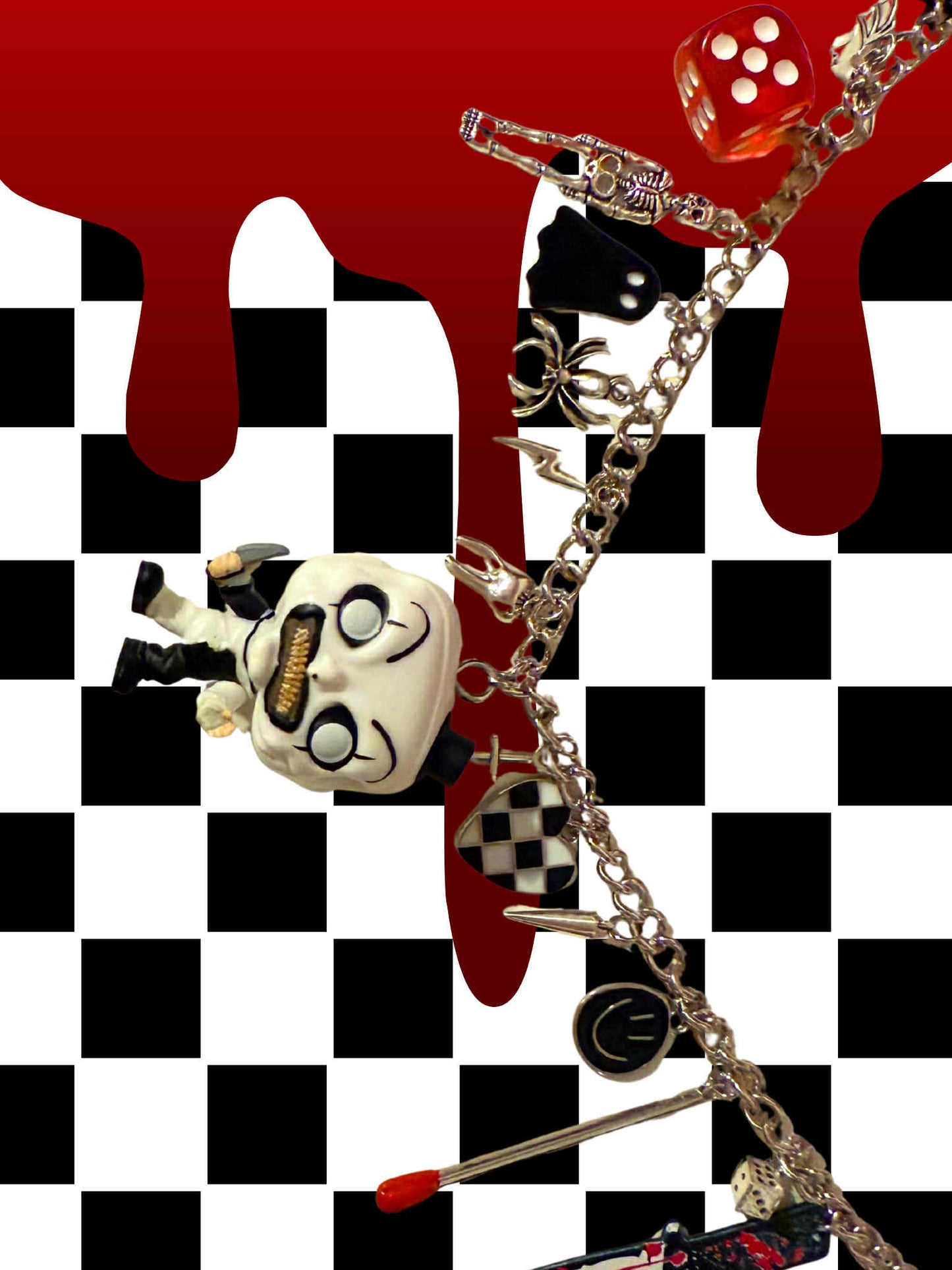 Art the Clown Purse Charm