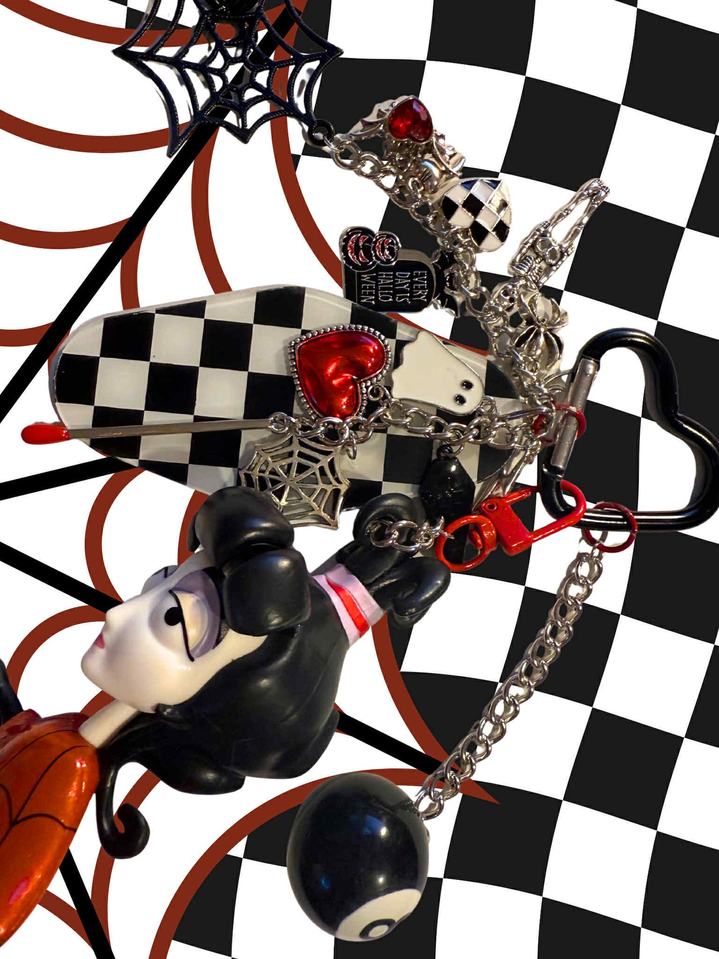 Lydia Deetz Figure Keychain