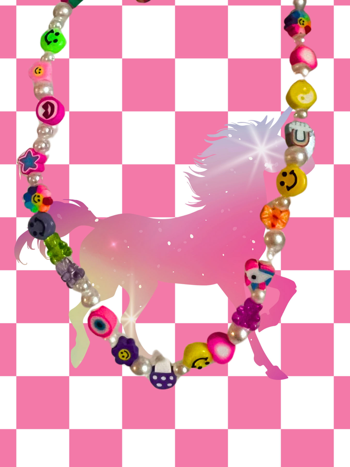 Bring Happiness Beaded Necklace