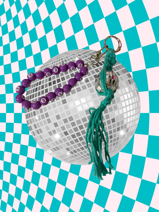 I See Cowboys in Your Future Macrame Keychain