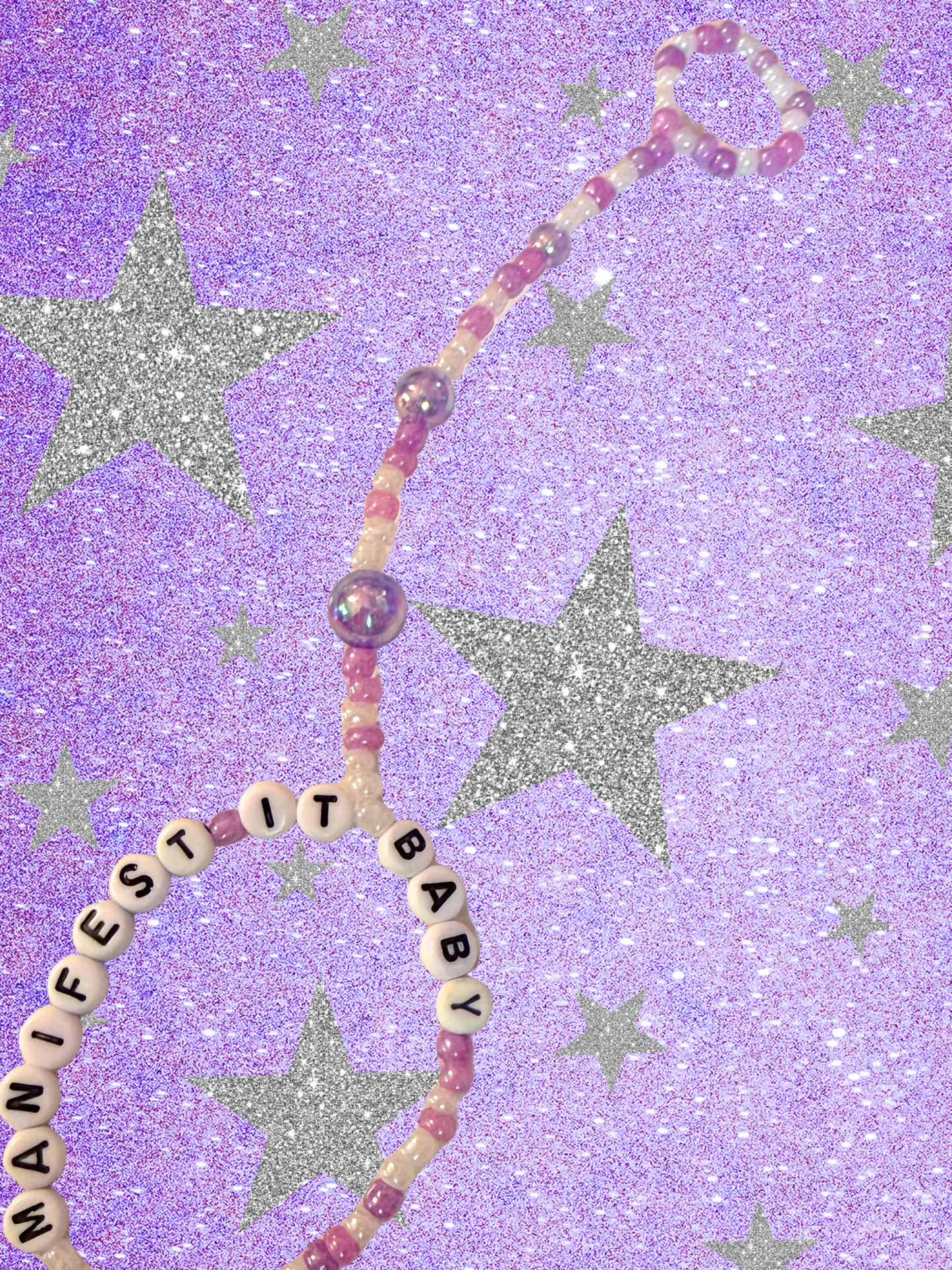 Manifest it Baby Beaded Hand Chain
