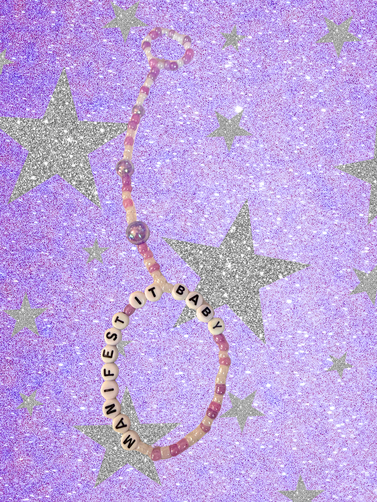 Manifest it Baby Beaded Hand Chain
