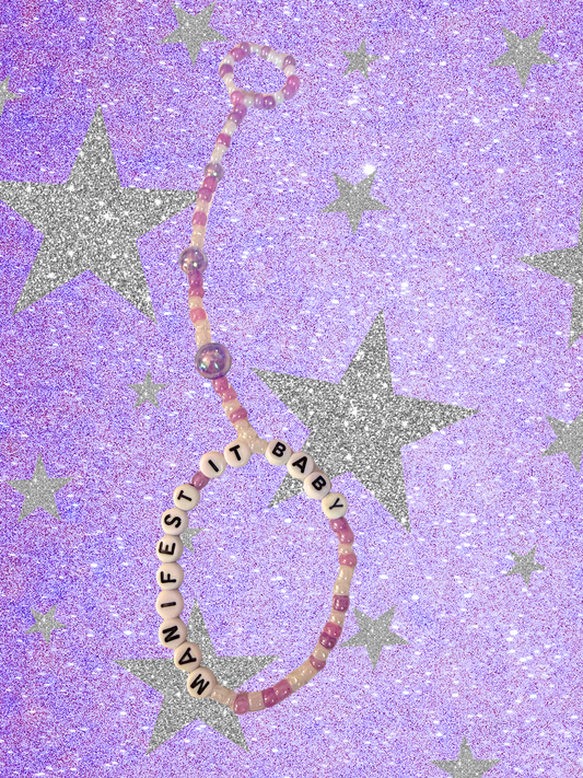 Manifest it Baby Beaded Hand Chain