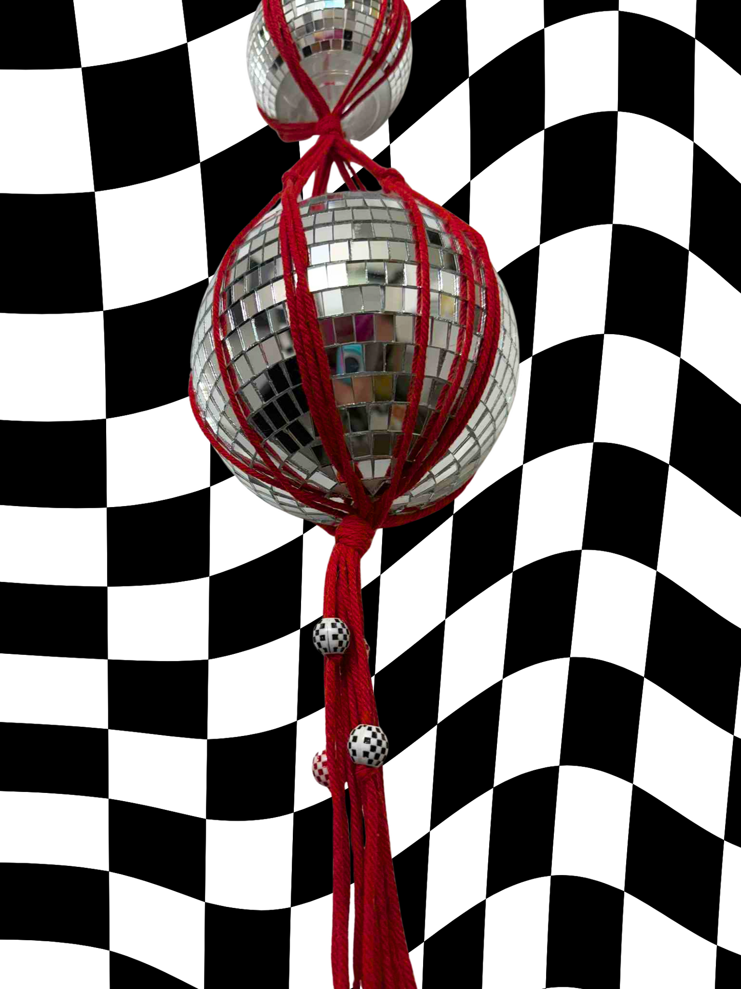 Wild Horses Macrame Disco Ball Hanger