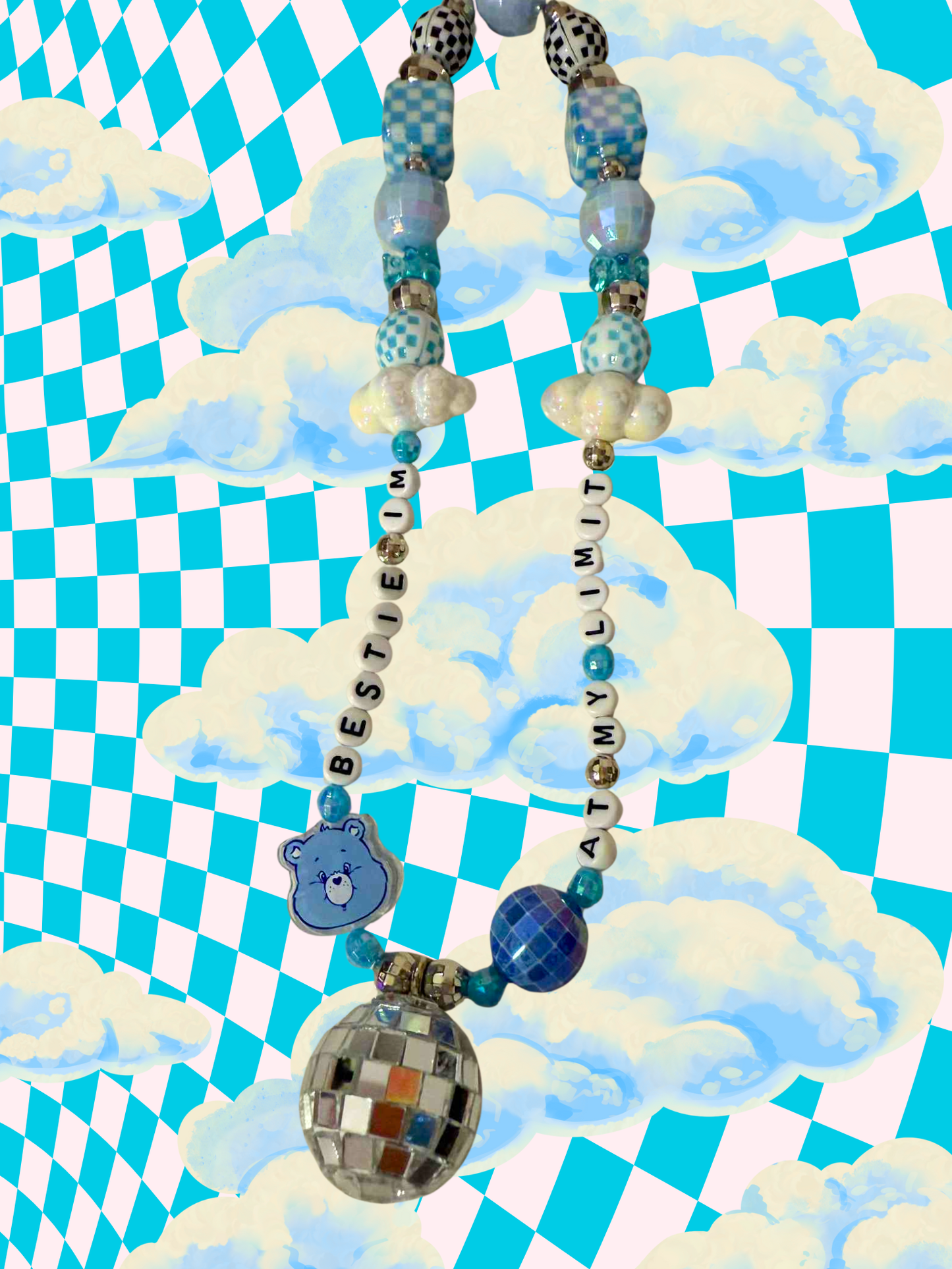 Bestie I'm at my Limit Rearview Mirror Charm