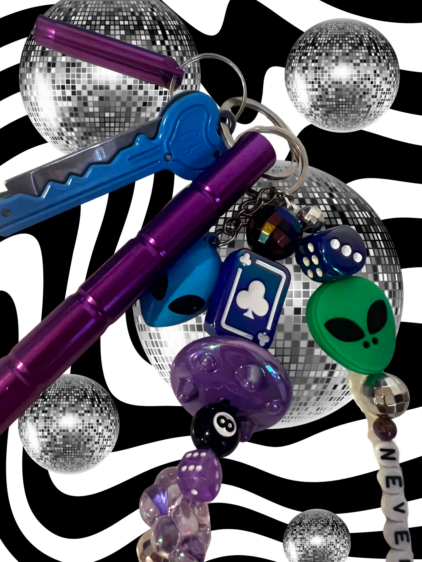 Never Silence Your Weird Protection Keychain