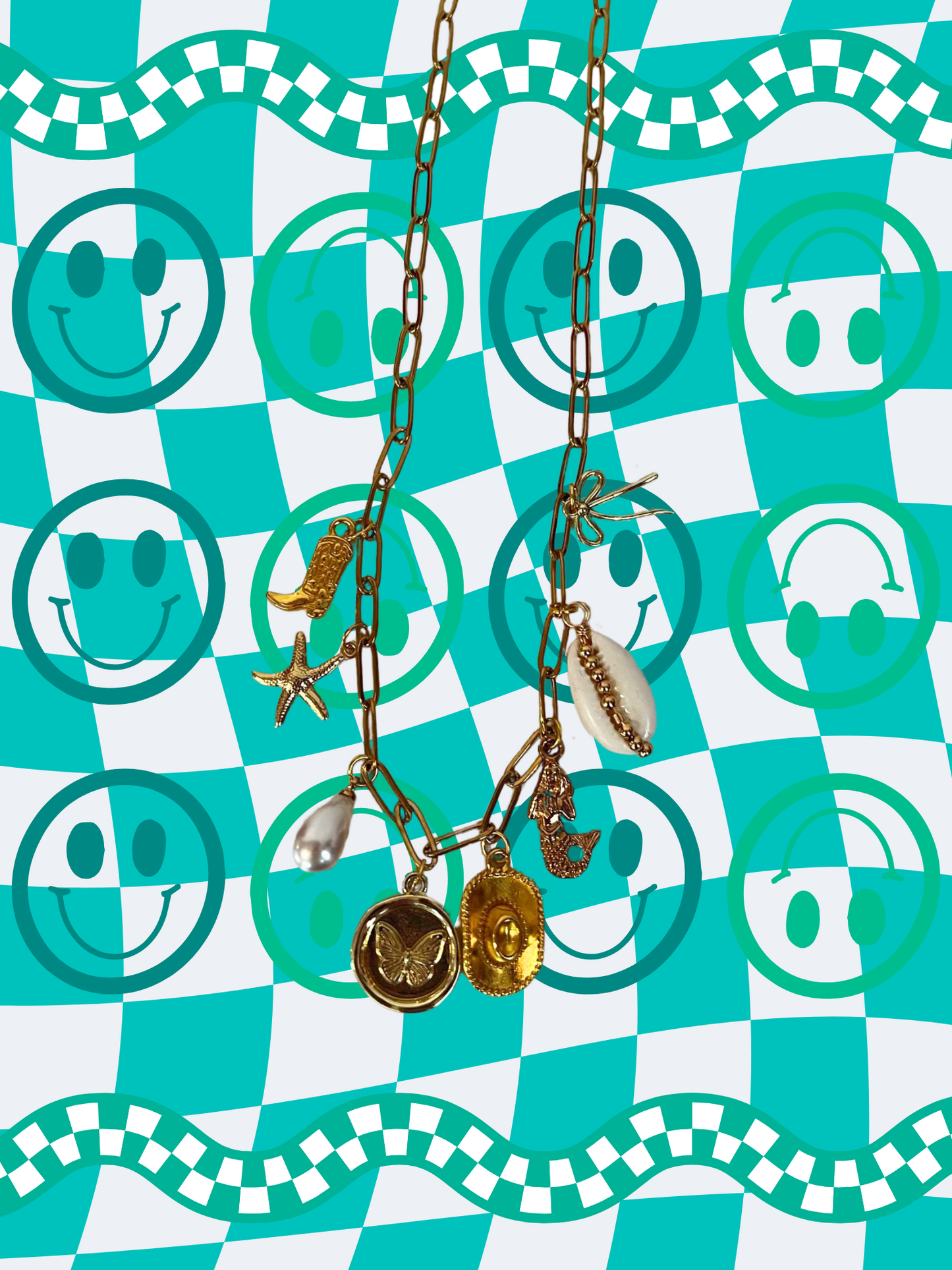 Coastal Cowgirl Charm Necklace